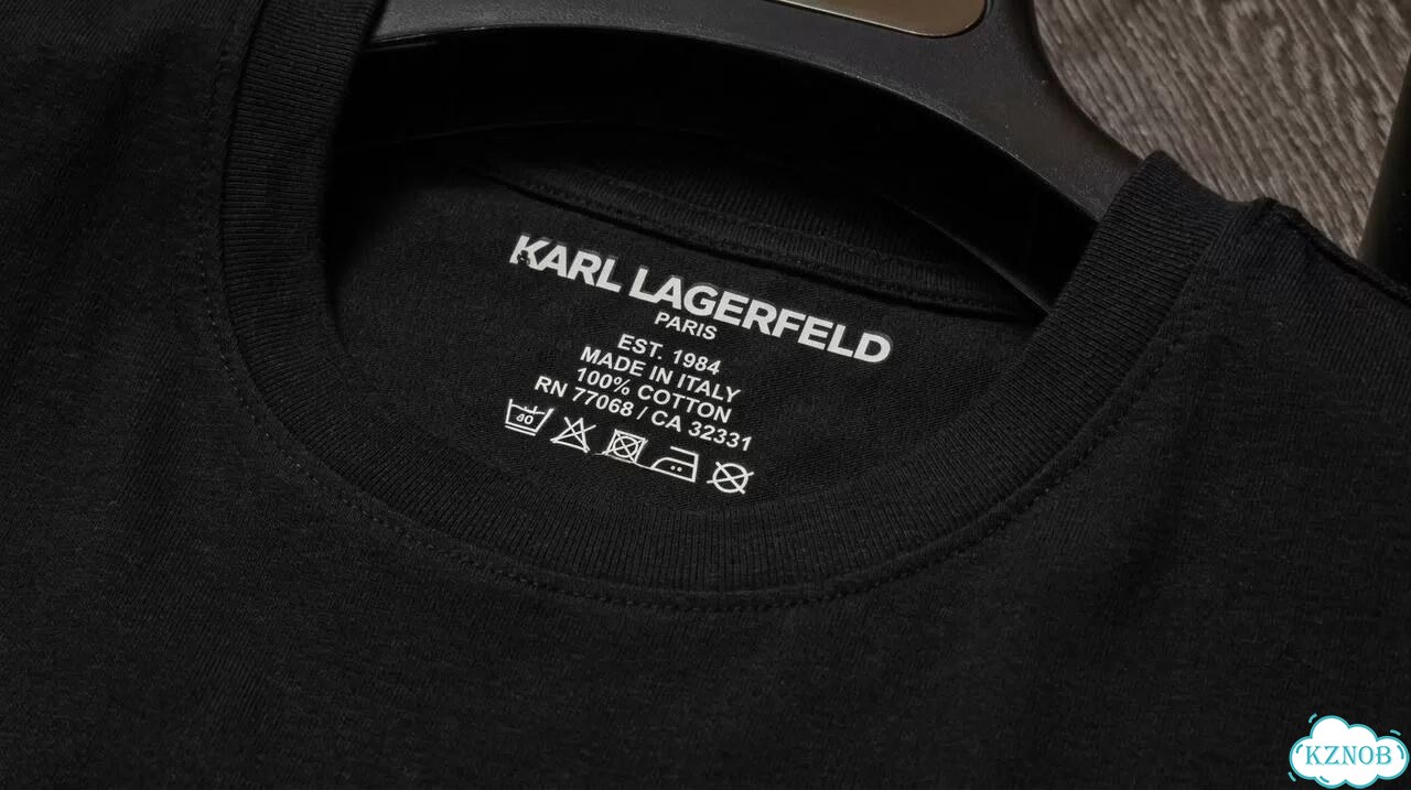 Футболка Karl Lagerfeld Ikon K-initial black фото 3