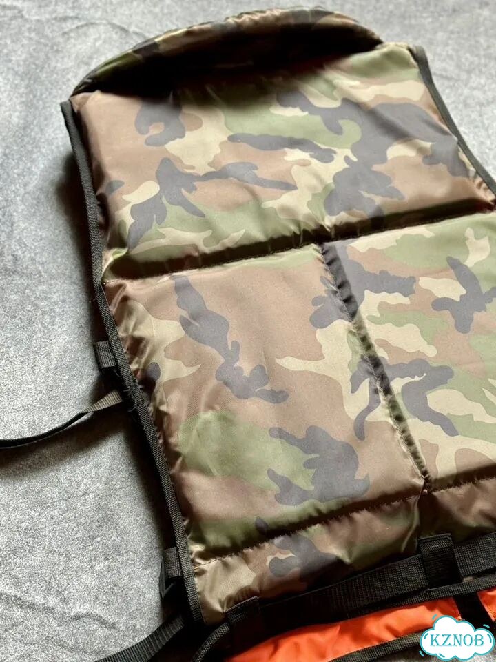 Двусторонний спасательный жилет со свистком новый фото 6