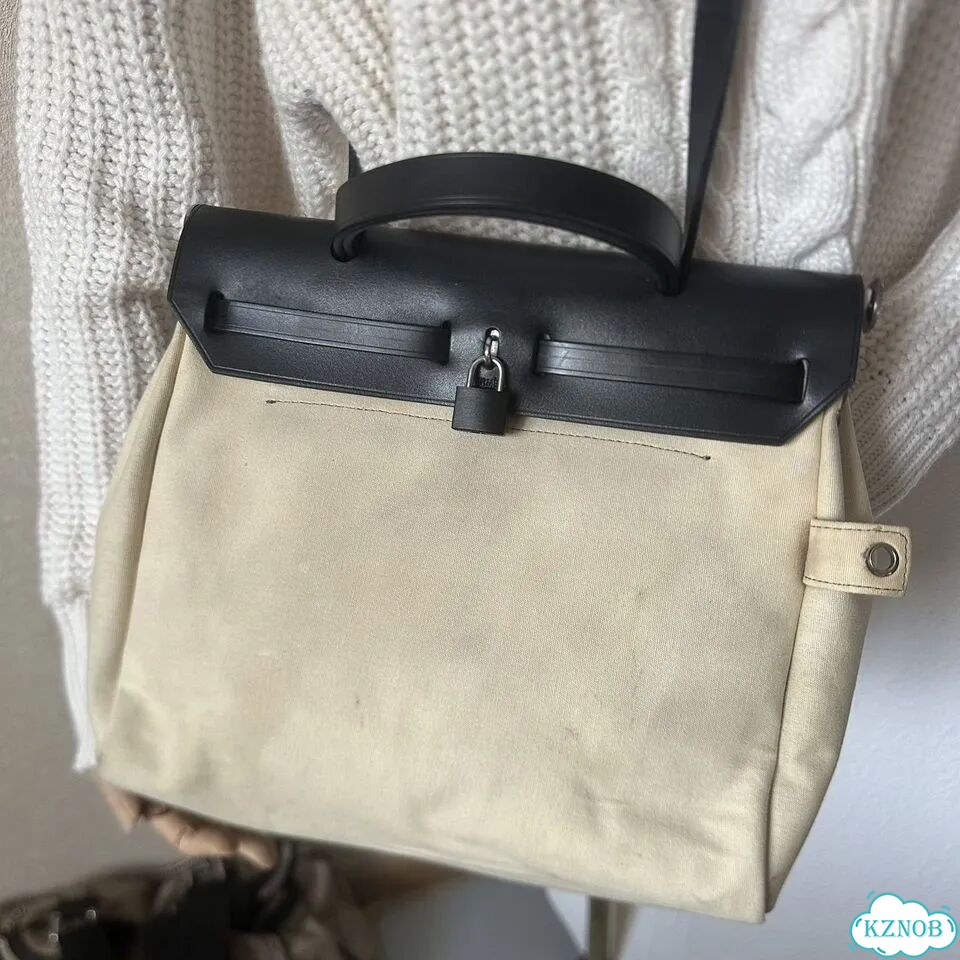 Сумка Hermes Herbag Vintage Toile винтаж кроссбоди фото 6