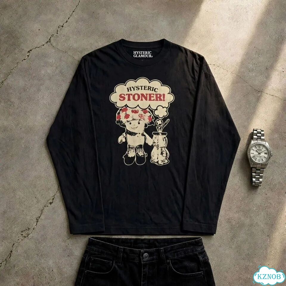 Лонгслив Hysteric Glamour Mushrooms stoned sleeve фото 1