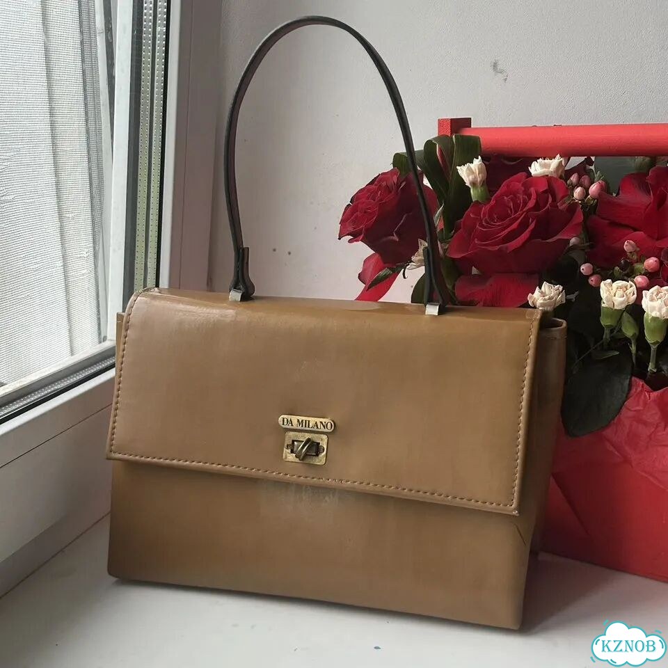 Da Milano Kelly 70-80s сумка винтаж box глянец фото 1
