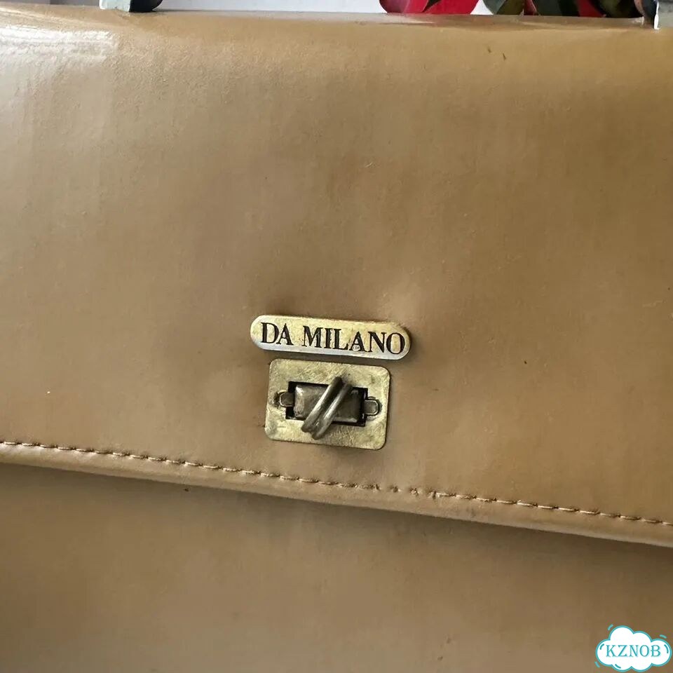 Da Milano Kelly 70-80s сумка винтаж box глянец фото 2