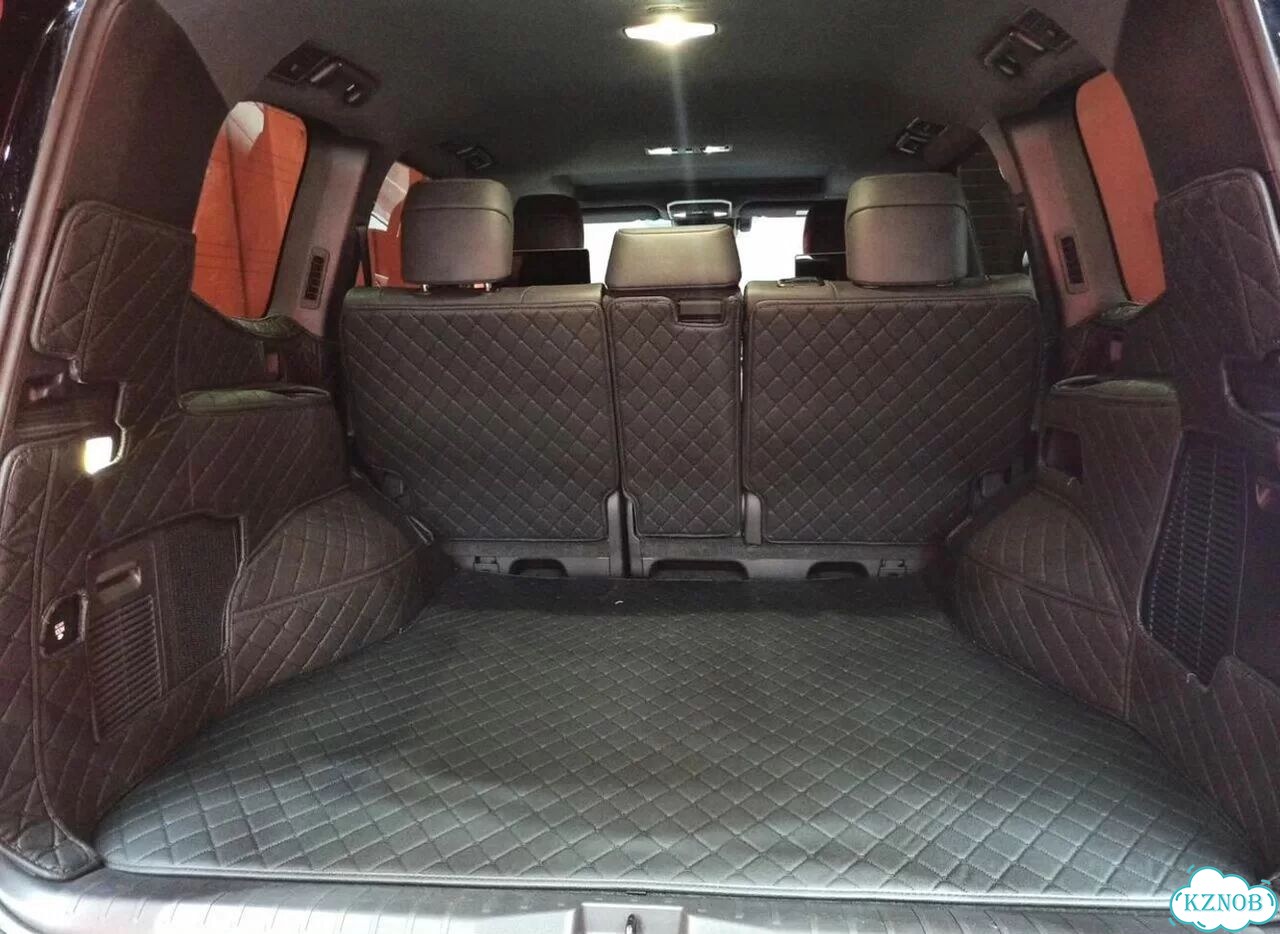 3Д коврики в багажник toyota land cruiser 300 фото 1