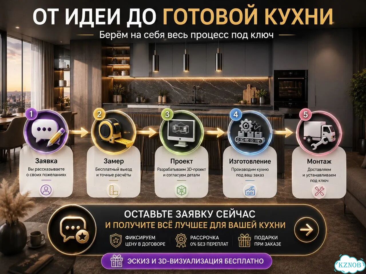 Кухня под технику фото 6