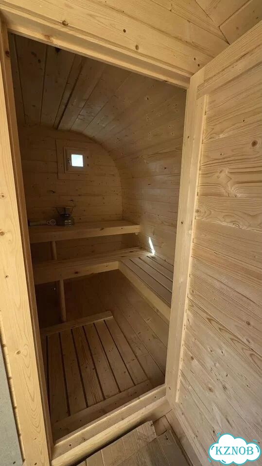 Баня бочка квадро боковой вход 4 м фото 7