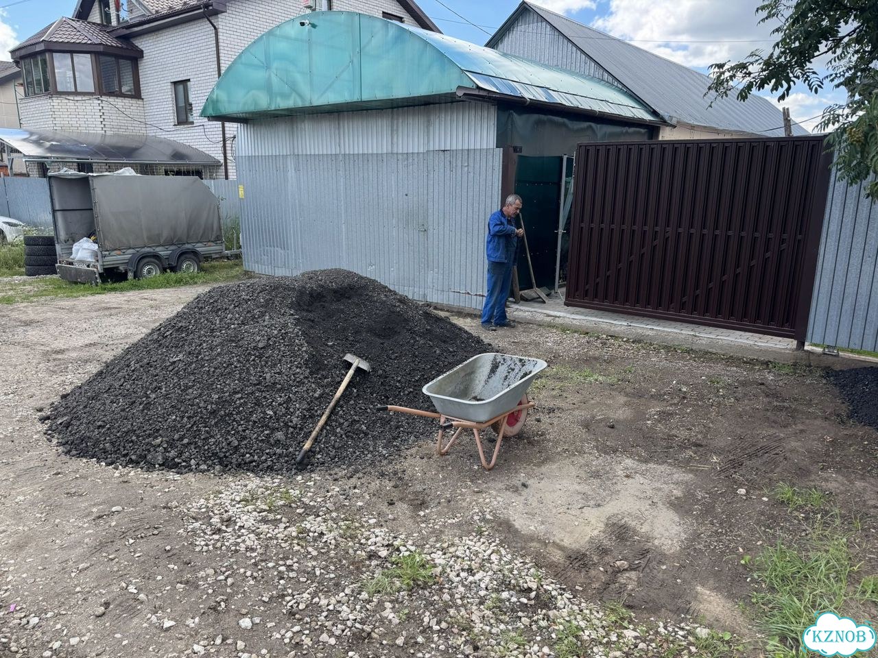 Покрытие из асфальтной крошки фото 2