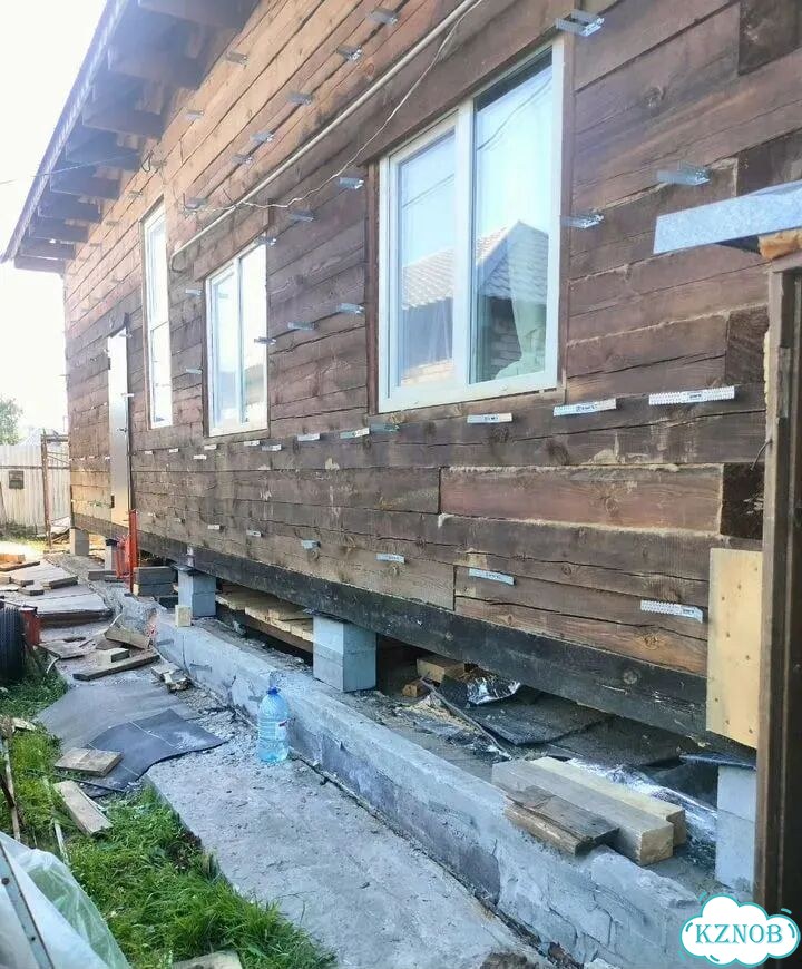 Ремонт полов и лаг, замена сгнивших венцов дома фото 3