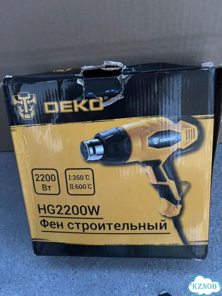 Фен строительный deko фото 2