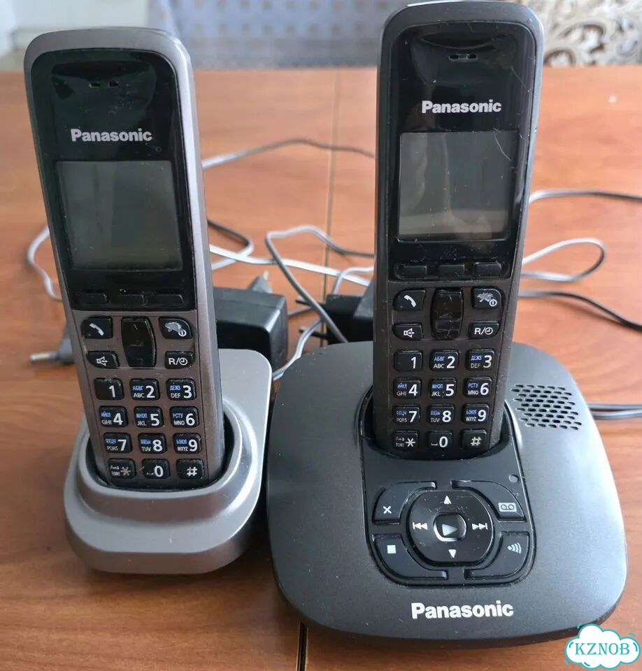 Радиотелефон Panasonic 2 трубки фото 1