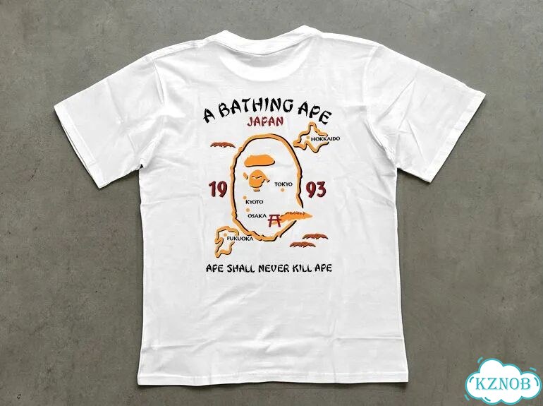 Футболка белая Bape Japan limited T-sirt Series FW25 DAC0159 streetwear vintage фото 1