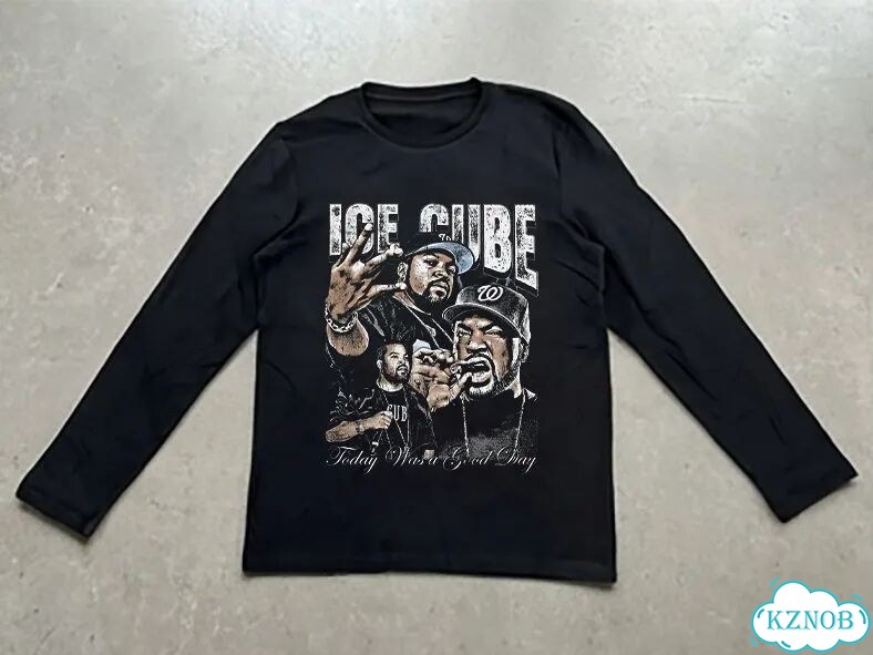 Лонгслив черный Ice Cube AD0048 фото 1