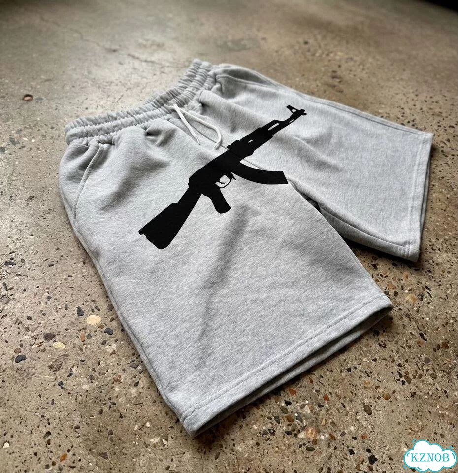 Шорты gr street ak 47 широкие фото 2