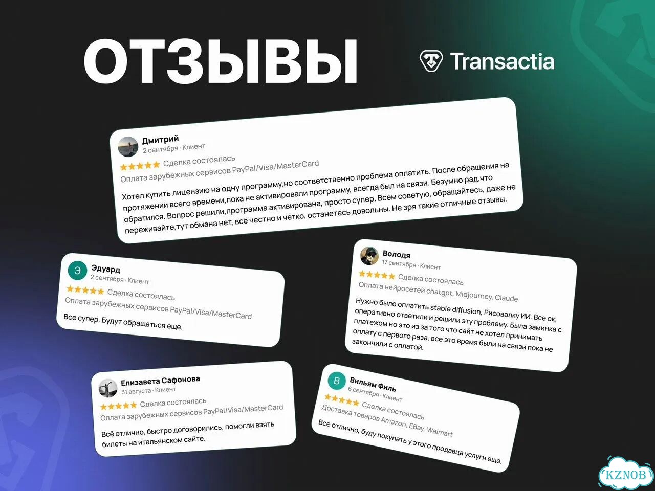 Оплата зарубежных сервисов Visa/MasterCard/PayPal фото 3
