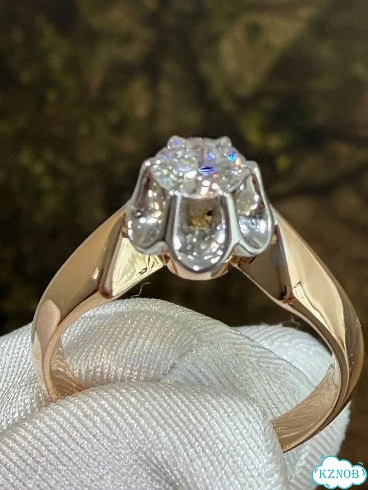 VIP salon Кольцо с бриллиантом СССР 0,45ct фото 1