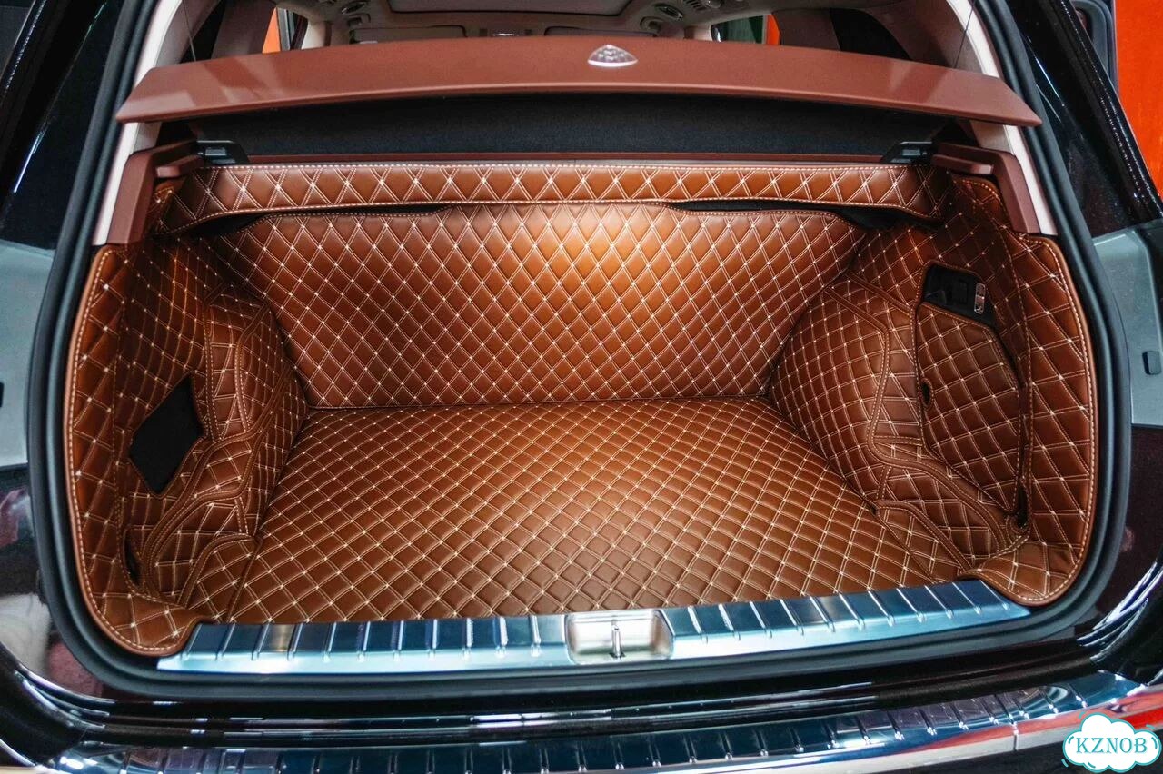 3Д коврики в багажник Mercedes-Benz GLS-Maybach-2021 4 фото 1