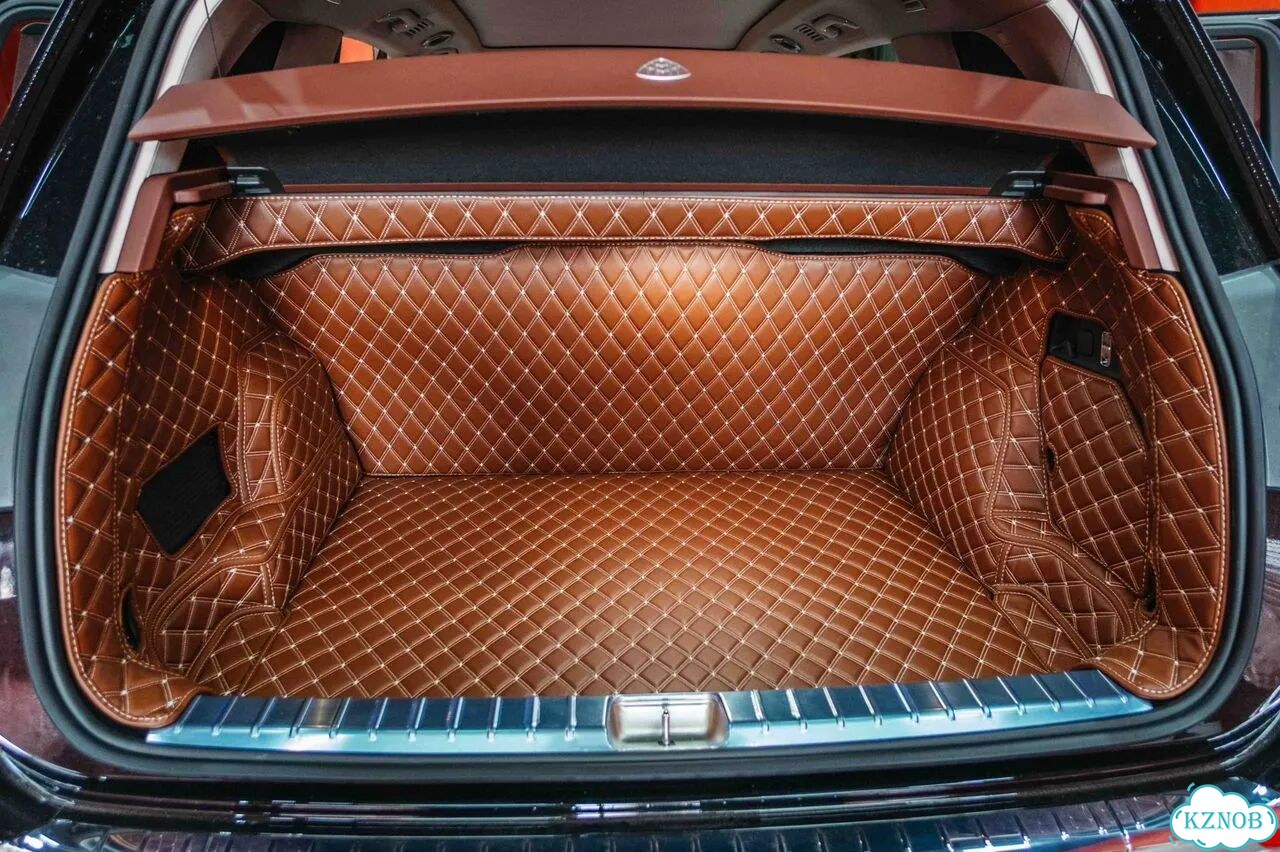 3Д коврики в багажник Mercedes-Benz GLS-Maybach-2021 4 фото 2
