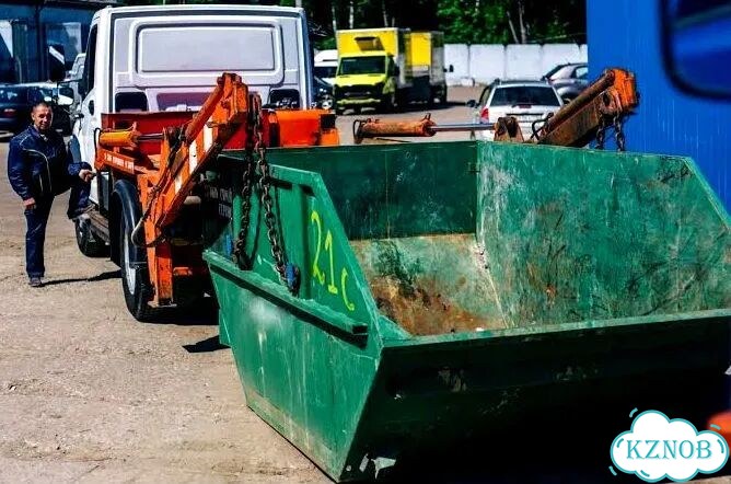 Вывоз строительного мусора в контейнере фото 3