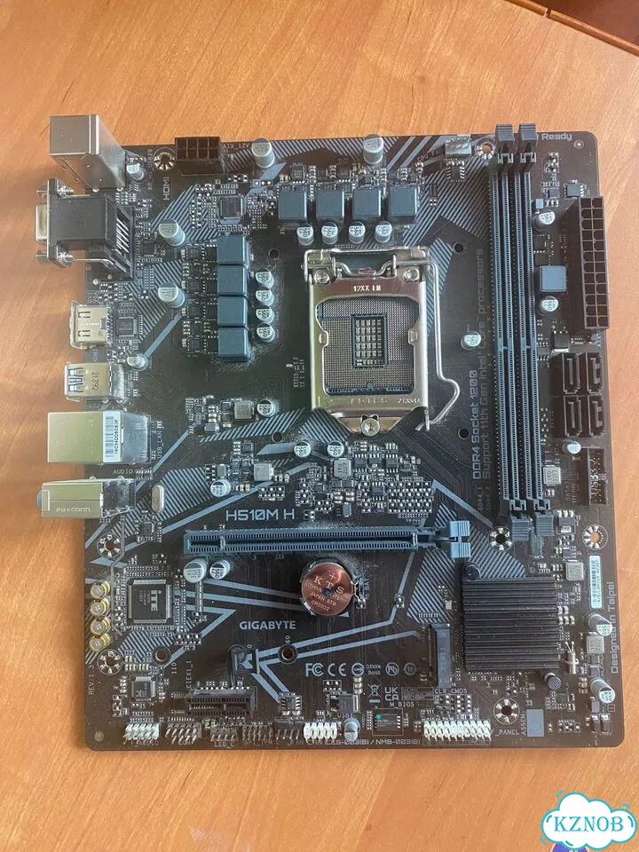Материнская плата gigabyte h510m h фото 1