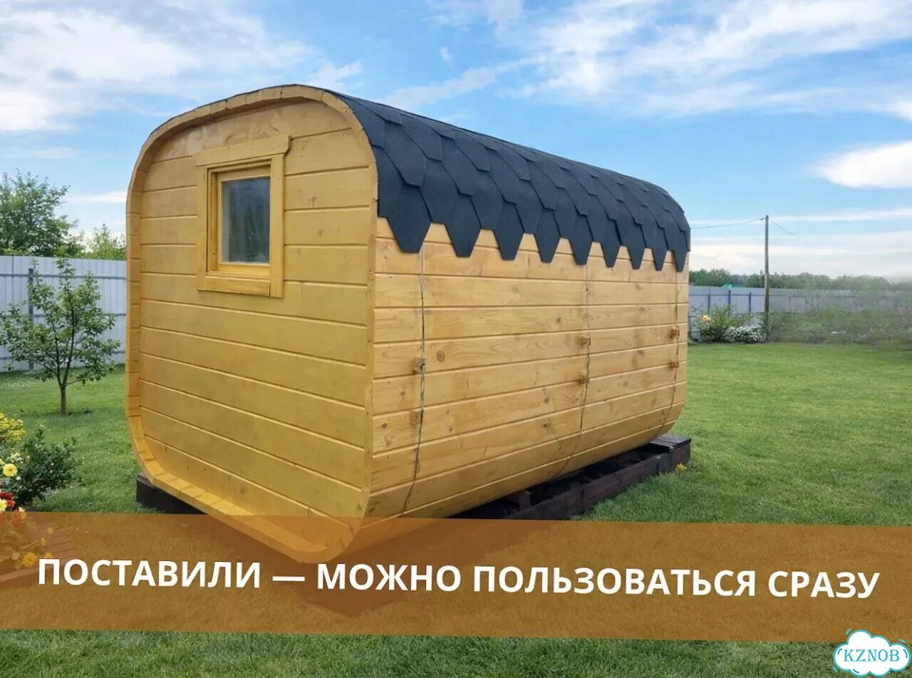 Баня бочка под ключ фото 2