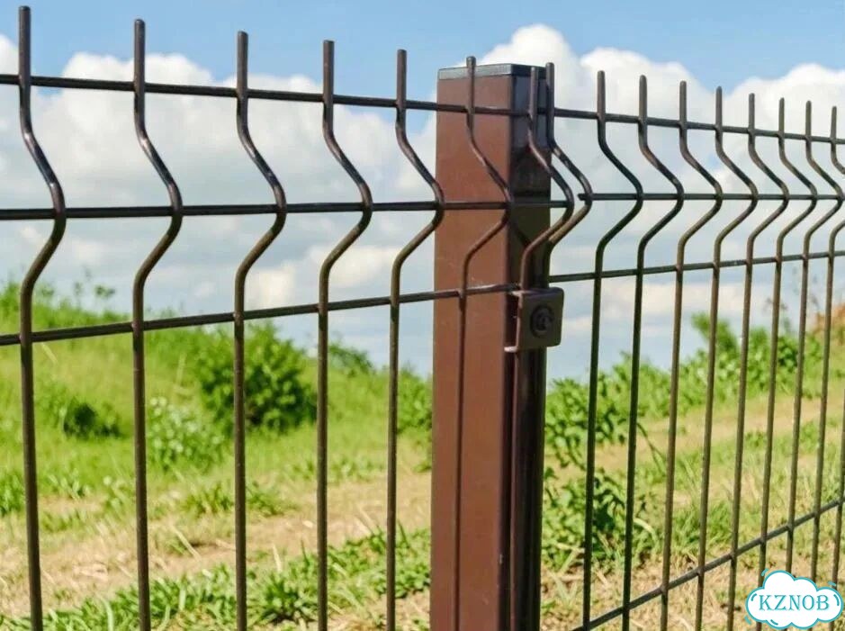 Сетка 3D и металлические панели для забора фото 3