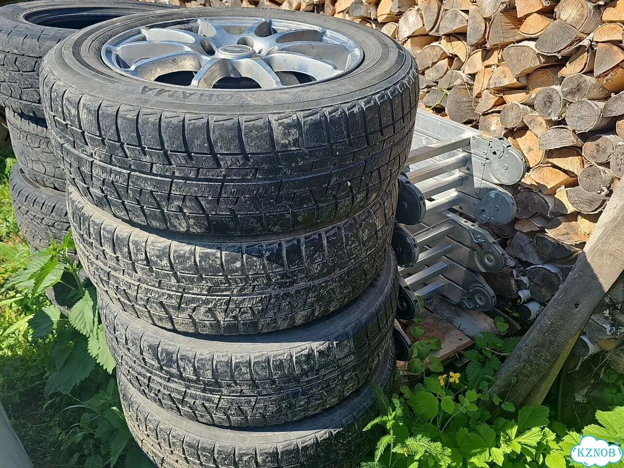 Комплект колёс зимних на Honda r 16 фото 1