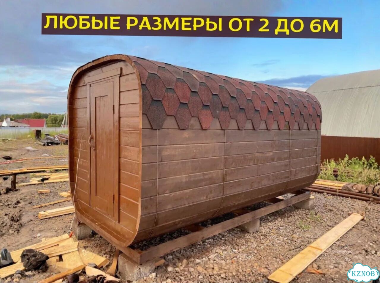 Баня бочка квадро с доставкой фото 5