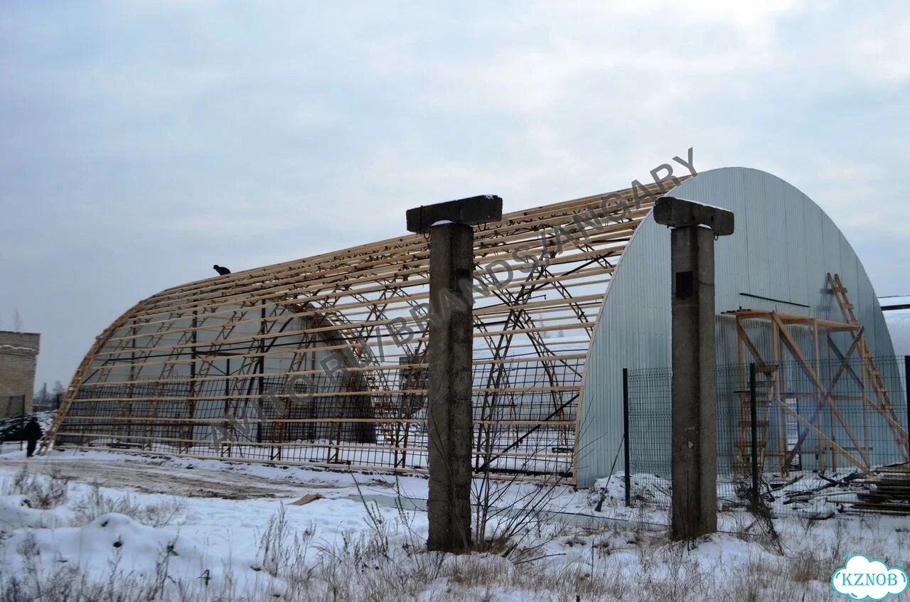 Склады арочные ангарные 360 м² фото 6