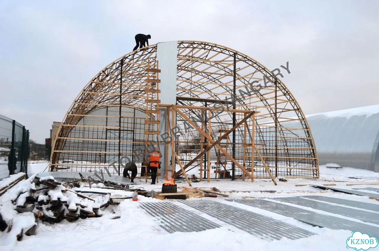 Склады арочные ангарные 360 м² фото 7