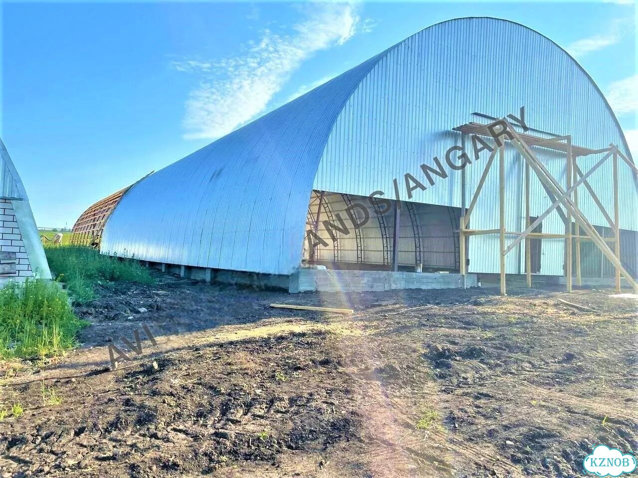 Склады ангарные арочные 1740 м² фото 2