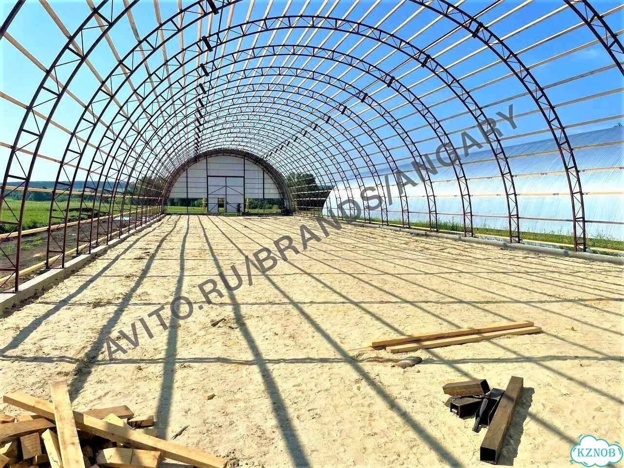 Склады ангарные арочные 1740 м² фото 5