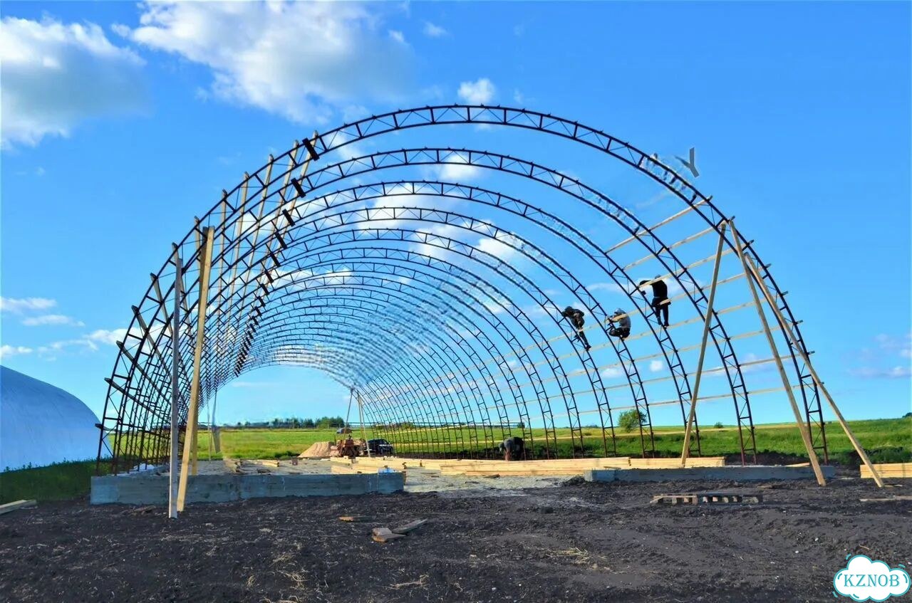 Склады ангарные арочные 1740 м² фото 9