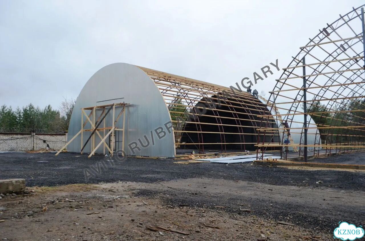 Склады арочные ангарные 559 м² фото 7