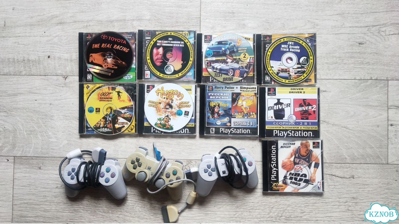 PS1 игры, геймпады и 2 карты памяти фото 2