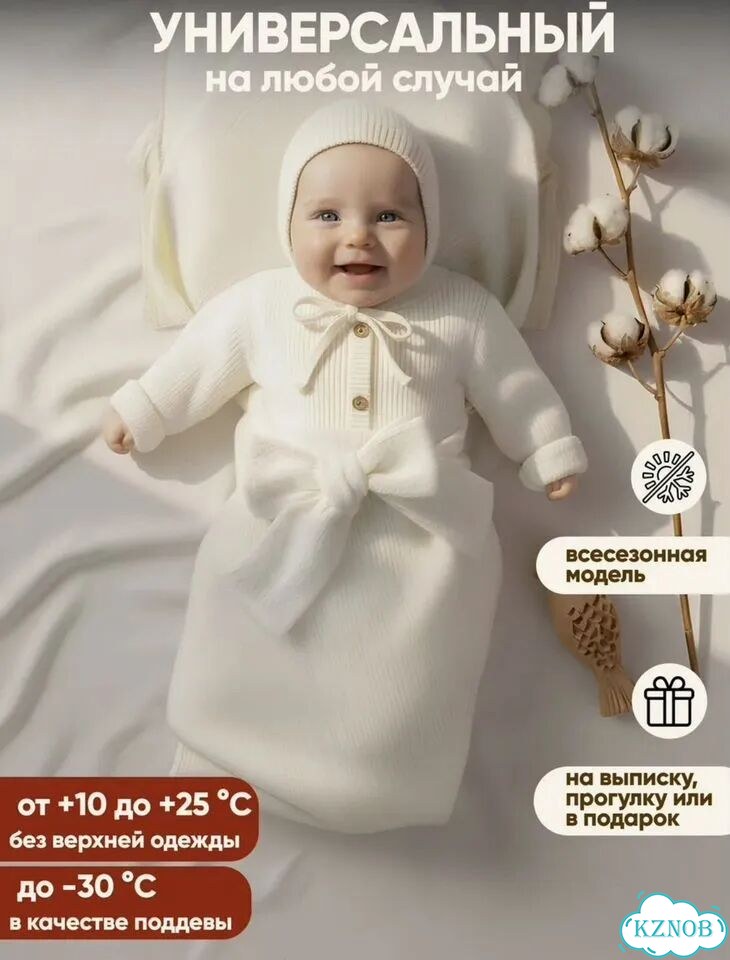Комплект на выписку для новорожденных фото 2