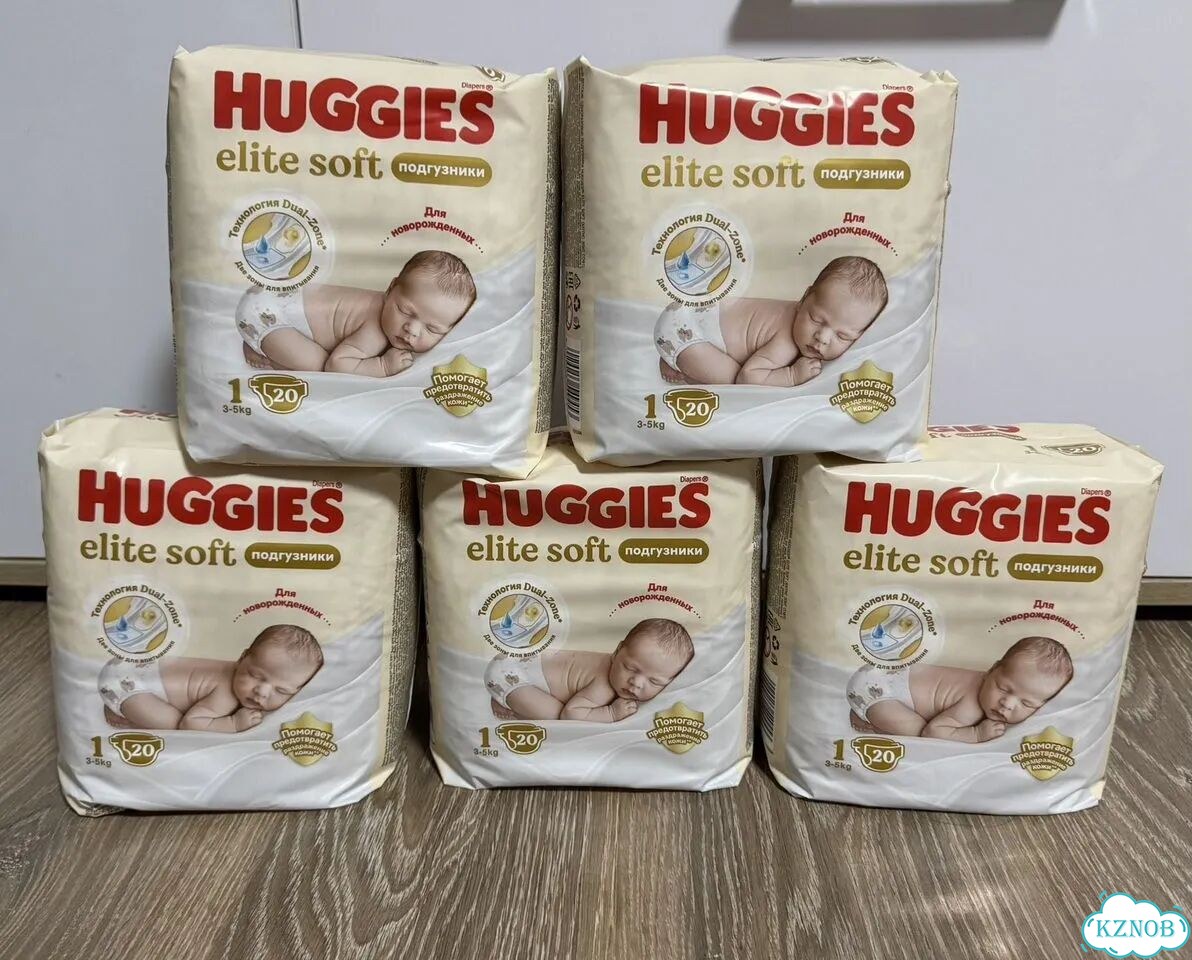 Подгузники huggies elite soft 1 фото 1