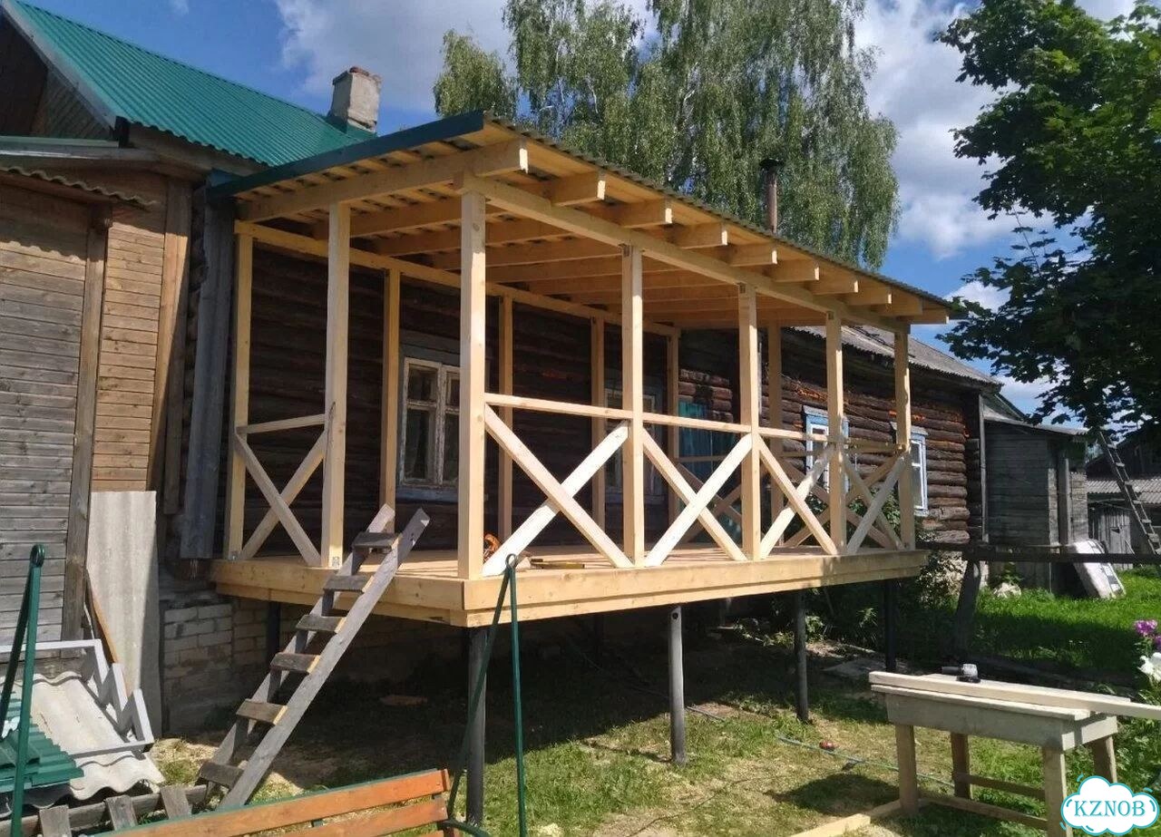 Пристройка к дому, веранда, терраса фото 6