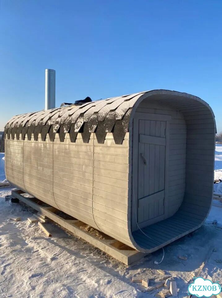 Баня бочка фото 7