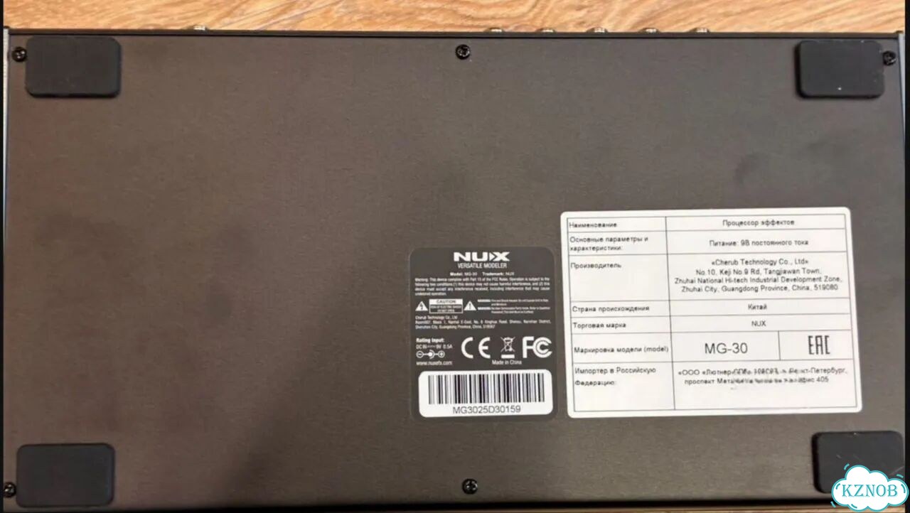 Процессор эффектов nux mg 30 фото 2