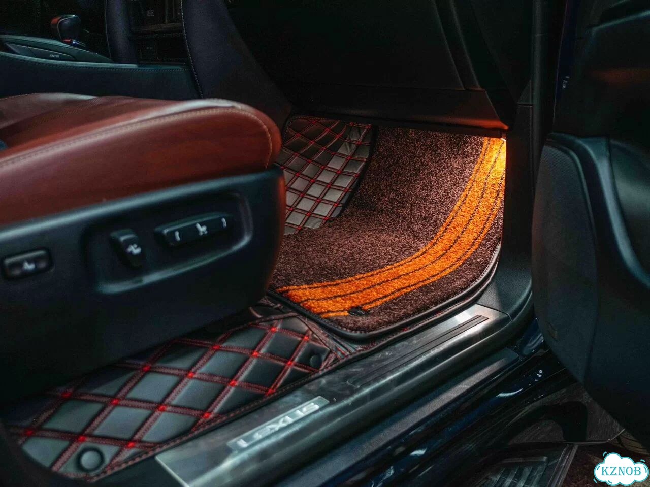 3Д коврики из экокожи Lexus LX III фото 8