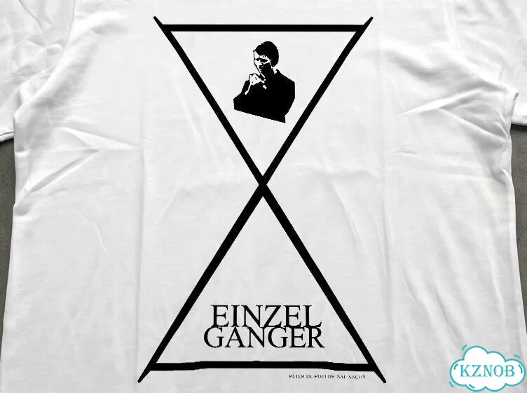 Футболка белая Raf simons peter de potter einzel ganger DAC0186 streetwear vintage фото 2