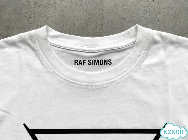 Футболка белая Raf simons peter de potter einzel ganger DAC0186 streetwear vintage фото 4
