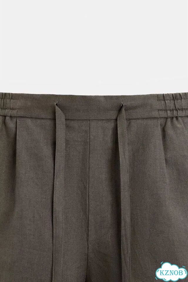 Шорты мужские льняные Zara S фото 5