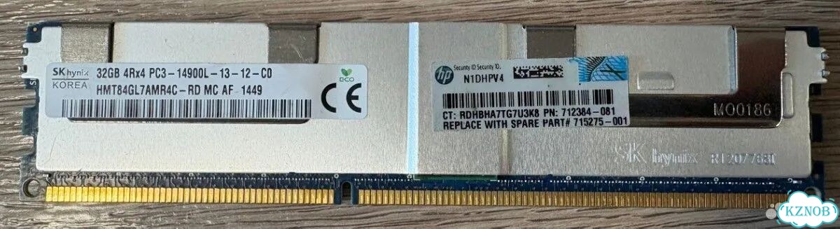 DDR3 ECC Registered 32Gb lrdimm SK Hynix фото 1