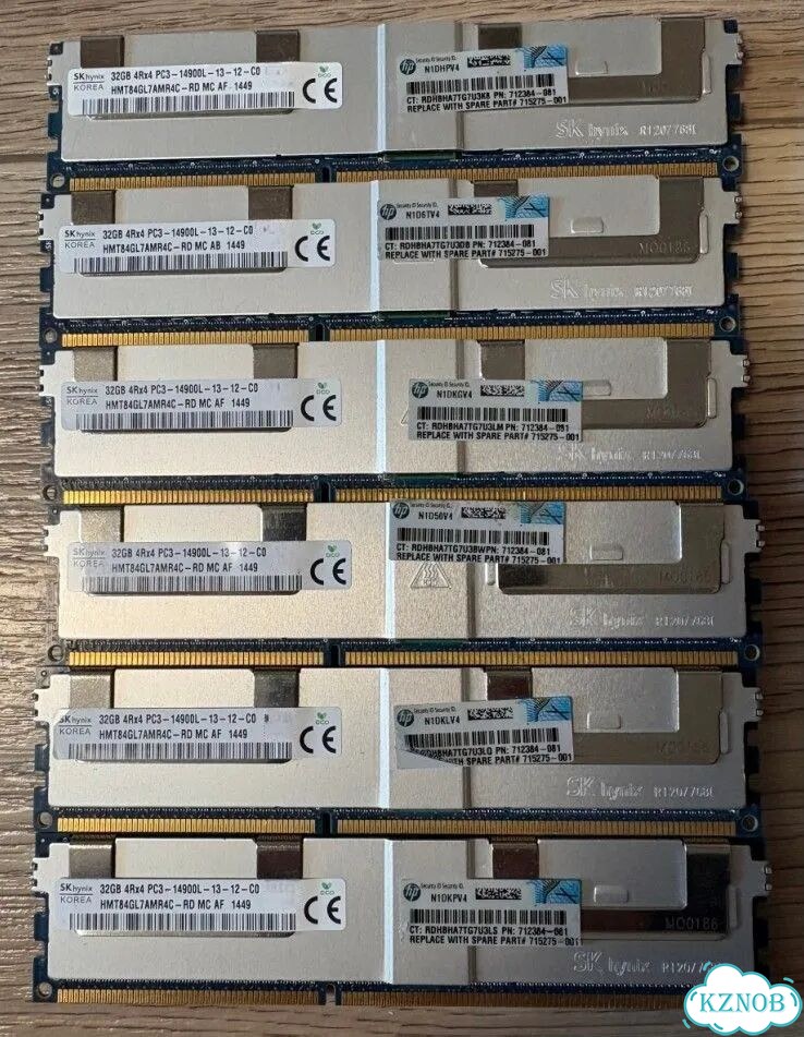 DDR3 ECC Registered 32Gb lrdimm SK Hynix фото 2