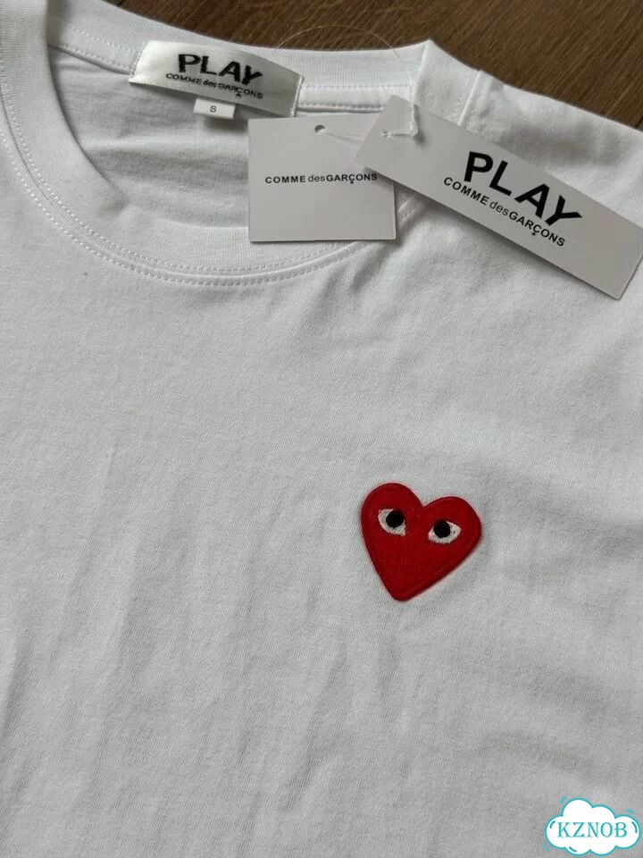 Футболка Comme des Garcons Play Белая CDG фото 3