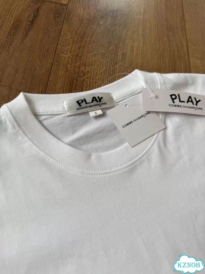 Футболка Comme des Garcons Play Белая CDG фото 5