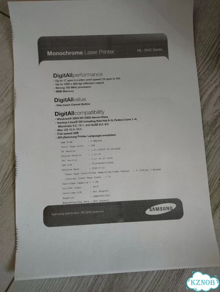 Принтер Samsung ML-1641 фото 2