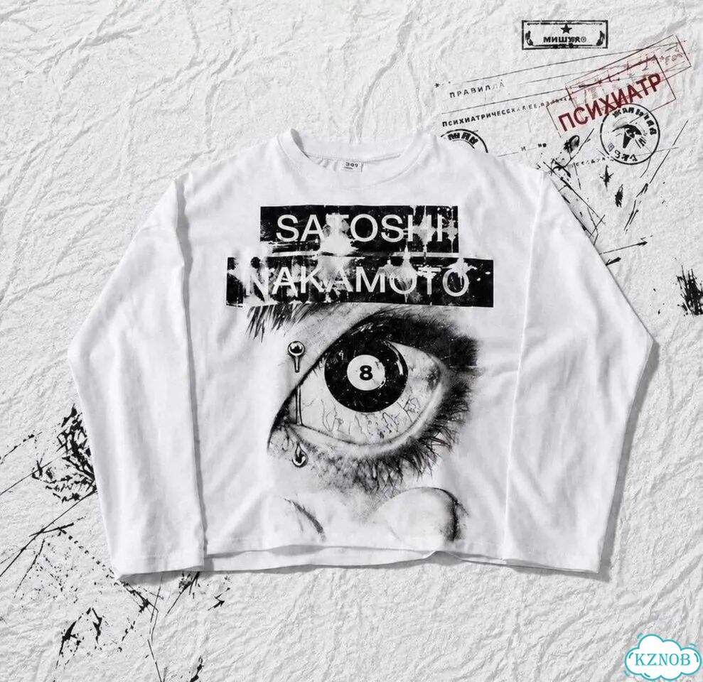 Лонгслив Satoshi Nakamoto Eye8 фото 1