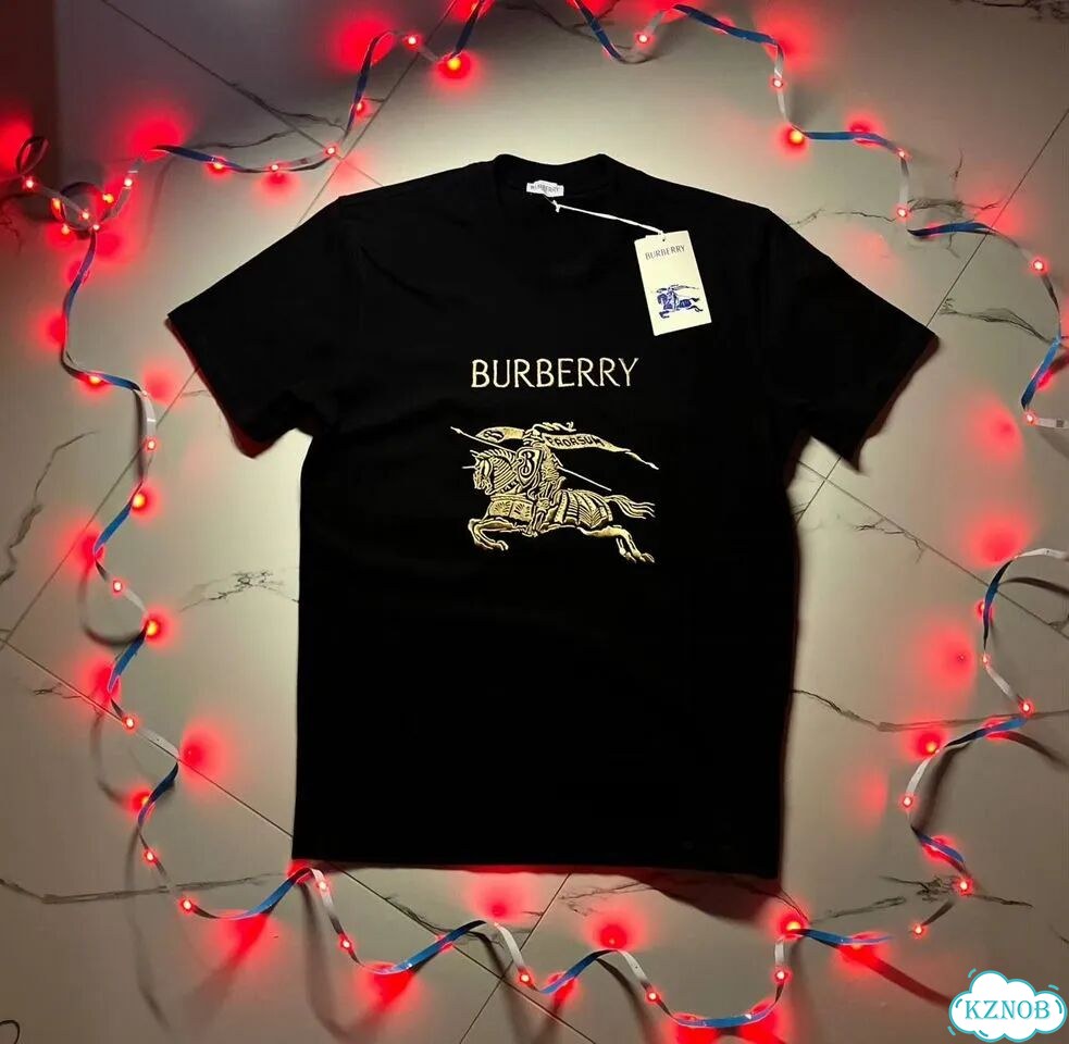 Футболка Burberry черная фото 3