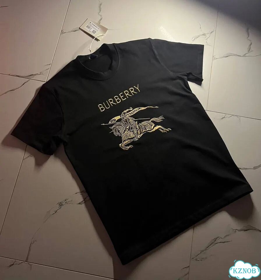 Футболка Burberry черная фото 4